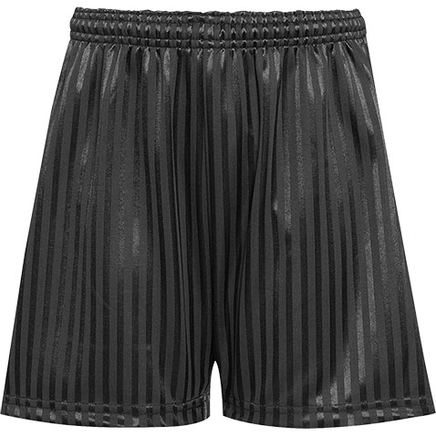 Shadow Stripe P.E Shorts Black or Navy Age 2-4