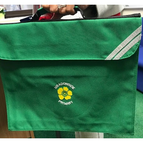 Meadowside Primary Book Bag with Logo