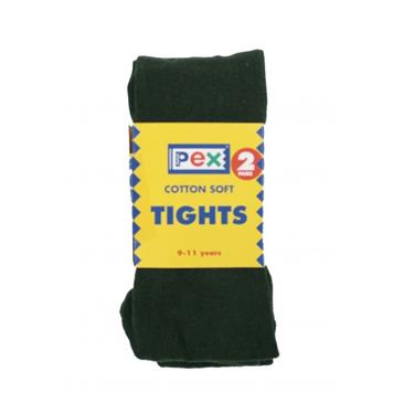 Kids Cotton Rich Tights Pack of 2 - All School Colours