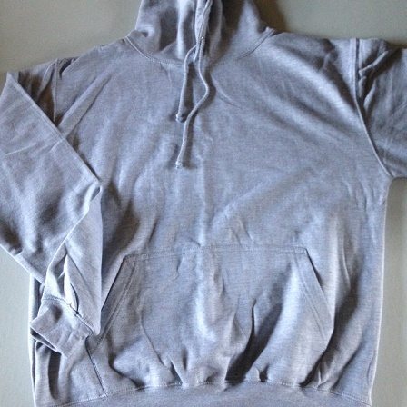 Grey Hooded Top for Childcare Students - L (to fit 44")